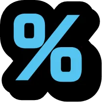 ％